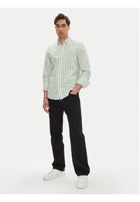 Mustang Koszula Rawlins 1016249 Zielony Slim Fit. Kolor: zielony. Materiał: bawełna