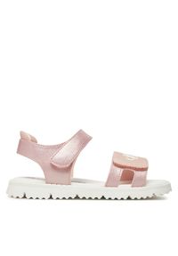 Sandały Calvin Klein Jeans. Kolor: różowy