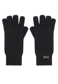 Barbour Rękawiczki Męskie Carlton MGL0065BK11 Czarny. Kolor: czarny. Materiał: wełna, materiał