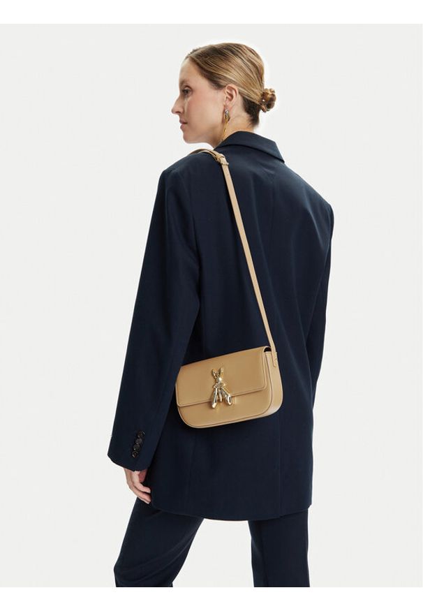 Patrizia Pepe Torebka 8B0231 L061 Beżowy. Kolor: beżowy. Materiał: skórzane