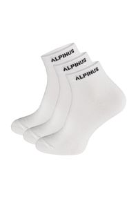 Skarpety trekkingowe dla dorosłych Alpinus Puyo 3pack białe. Kolor: biały