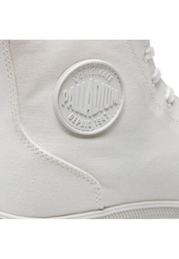 Palladium Trapery Pallabase Twill 96907-141-M Biały. Kolor: biały. Materiał: materiał