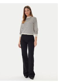 Vero Moda Sweter Capricorn 10331893 Beżowy Regular Fit. Kolor: beżowy. Materiał: bawełna #3