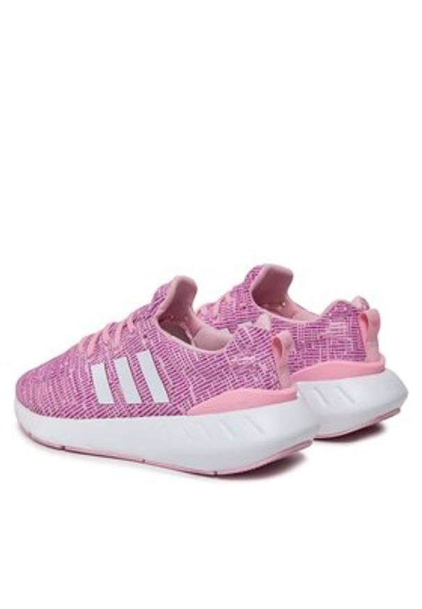 Adidas - adidas Sneakersy Swift Run 22 J GW8177 Różowy. Kolor: różowy. Materiał: materiał. Sport: bieganie
