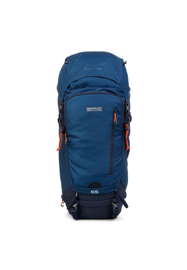 Plecak trekkingowy Regatta Highton V2 EU276 65L. Kolor: niebieski. Styl: sportowy