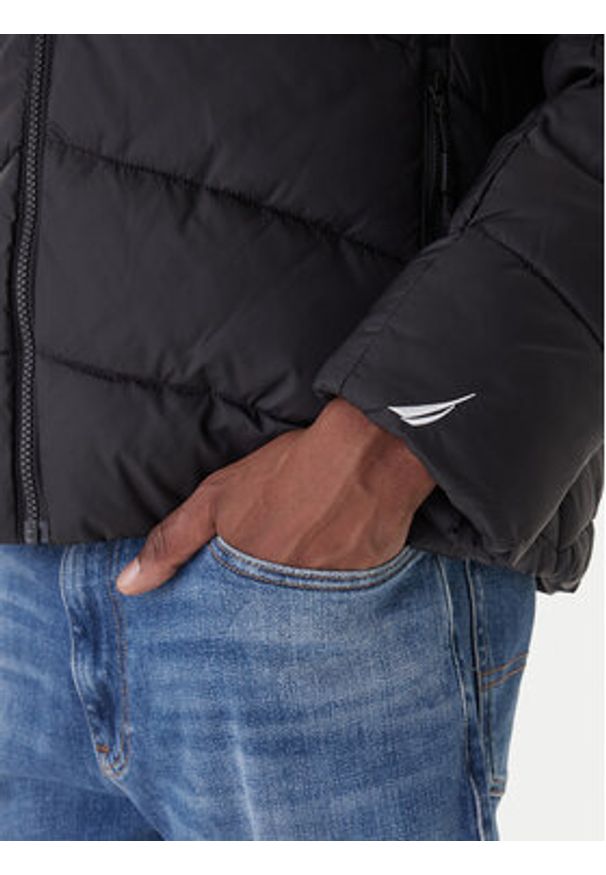 Nautica Kurtka zimowa Provo N1T04062 Czarny Regular Fit. Kolor: czarny. Materiał: syntetyk. Sezon: zima