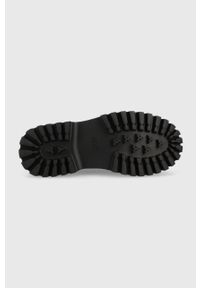 DKNY - Dkny mokasyny skórzane Ronnie damskie kolor czarny na płaskim obcasie K3349230. Nosek buta: okrągły. Kolor: czarny. Materiał: skóra. Obcas: na obcasie. Wysokość obcasa: niski #3