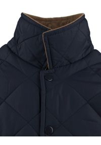 Przejściowa (Delikatnie Ocieplona) Kurtka Pikowana - Brave Soul - Granatowa. Kolor: niebieski. Materiał: tkanina, poliester. Sezon: wiosna, zima, jesień #3