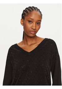 Gaudi Sweter 421BD53017 Czarny Regular Fit. Kolor: czarny. Materiał: syntetyk