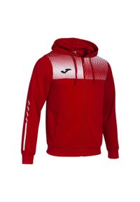 Bluza dresowa z kapturem Joma ECO Supernova. Typ kołnierza: kaptur. Kolor: wielokolorowy, biały, czerwony. Materiał: dresówka. Sport: piłka nożna #1