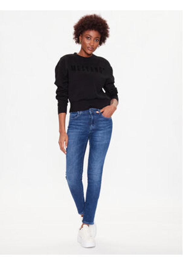 Mustang Jeansy Shelby 1013584 Granatowy Slim Fit. Kolor: niebieski