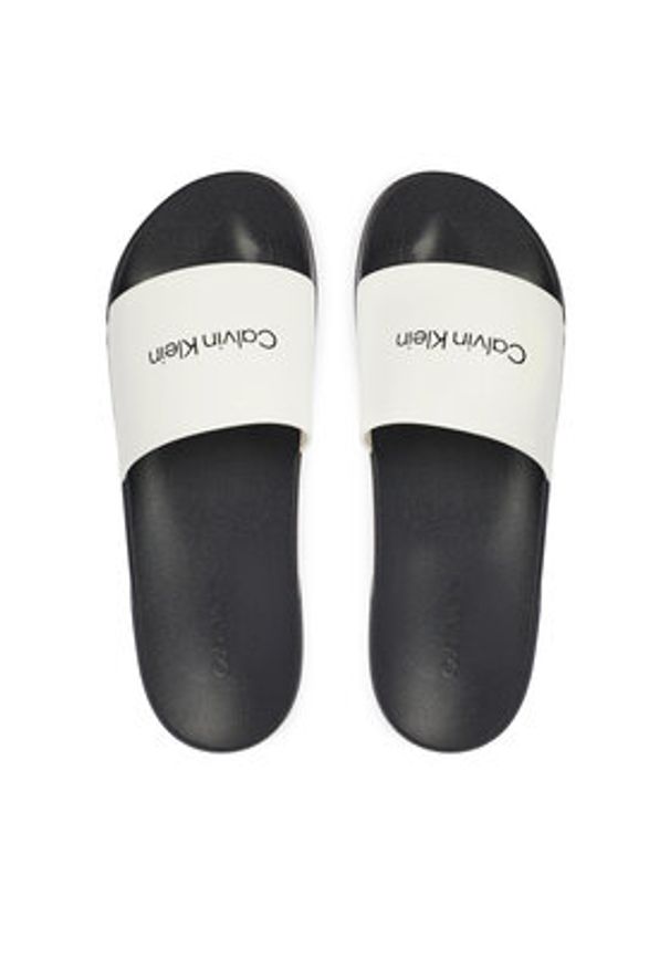 Calvin Klein Klapki Ess Slide Monobrand Cv HM0HM02107 Biały. Kolor: biały. Materiał: syntetyk