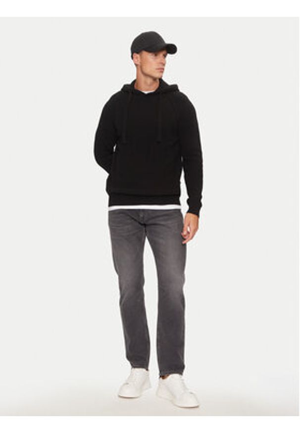 Replay Sweter UK4476.000.G22726 Czarny Regular Fit. Kolor: czarny. Materiał: wełna