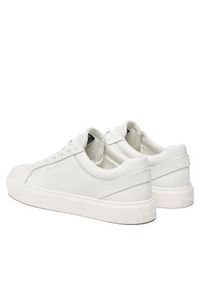 Calvin Klein Sneakersy Low Top Lace Up Archive Stripe HM0HM01292 Biały. Kolor: biały. Materiał: skóra