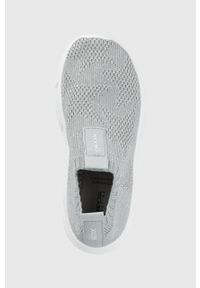 Geox buty dziecięce kolor srebrny. Nosek buta: okrągły. Kolor: srebrny. Materiał: guma #3