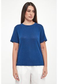Weekend Max Mara - T-shirt lniany Pelota WEEKEND MAX MARA. Materiał: len #4