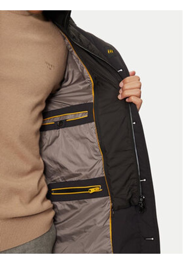 Hetrego - Hetregó Kurtka puchowa Urban 8N431 Czarny Regular Fit. Kolor: czarny. Materiał: syntetyk