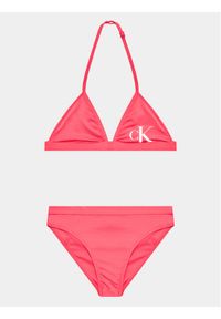 Calvin Klein Swimwear Strój kąpielowy KY0KY00028 Różowy. Kolor: różowy. Materiał: syntetyk