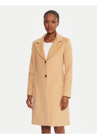 Rinascimento Płaszcz przejściowy CFC0126117003 Beżowy Regular Fit. Kolor: beżowy. Materiał: syntetyk #1