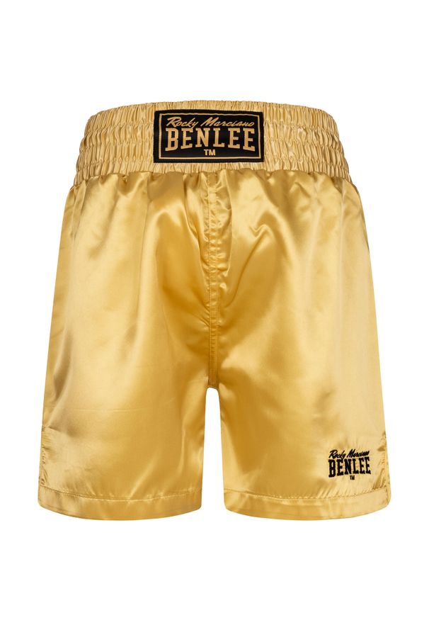 Szorty bokserskie Benlee Uni Boxing. Kolor: żółty. Materiał: poliester, satyna. Sport: fitness