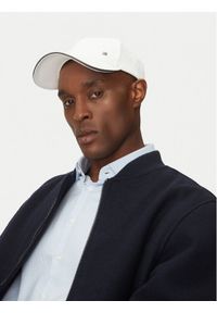 TOMMY HILFIGER - Tommy Hilfiger Czapka z daszkiem Corp Flannel AM0AM13164 Biały. Kolor: biały. Materiał: materiał, bawełna