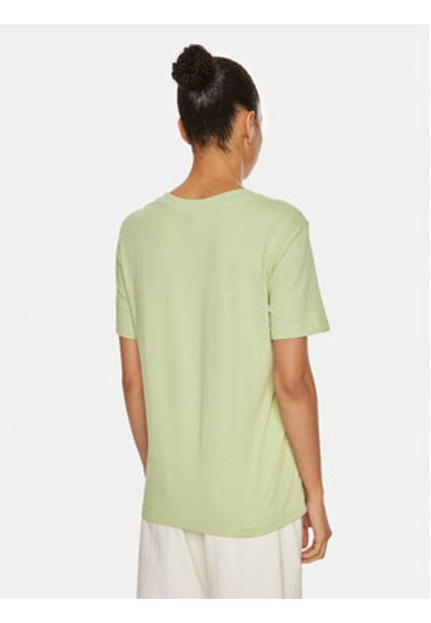 Calvin Klein Jeans T-Shirt Embro Badge J20J222560 Zielony Regular Fit. Kolor: zielony. Materiał: bawełna