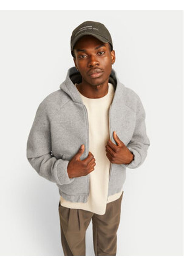 Jack & Jones - Jack&Jones Bluza Terrain 12267133 Szary Regular Fit. Kolor: szary. Materiał: syntetyk