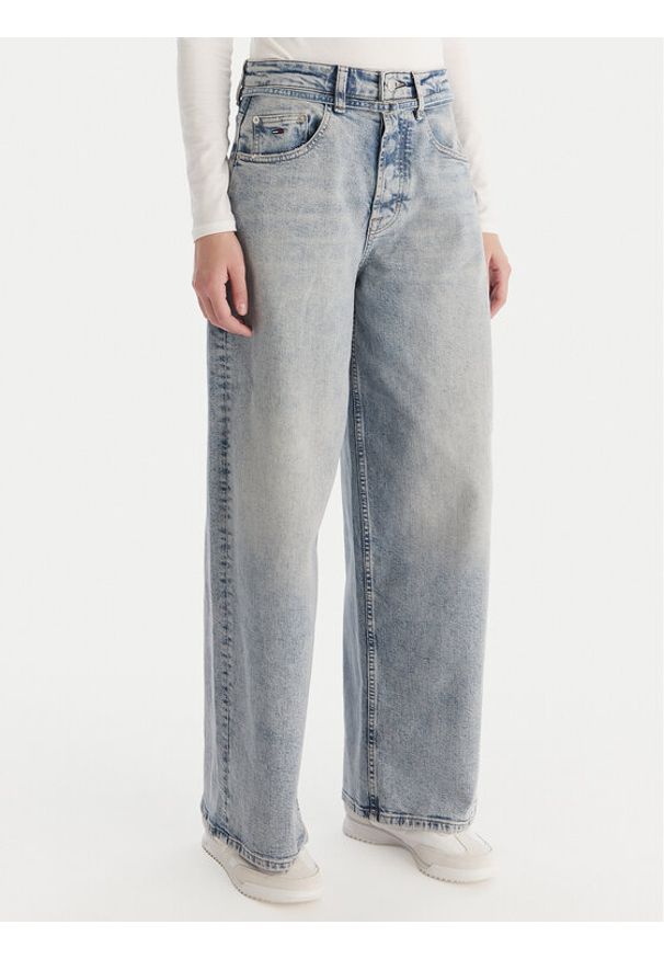 Tommy Jeans Jeansy Charlie DW0DW20473 Niebieski Wide Leg. Kolor: niebieski