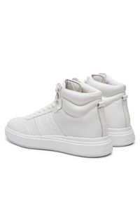 Calvin Klein Sneakersy High Top Lace Up Hf HM0HM01552 Biały. Kolor: biały. Materiał: skóra #5