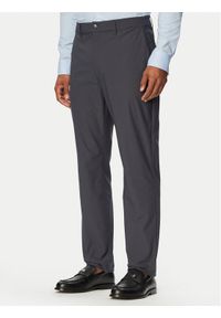 Calvin Klein Spodnie materiałowe LV04LB610G Granatowy Slim Fit. Kolor: niebieski. Materiał: syntetyk #1
