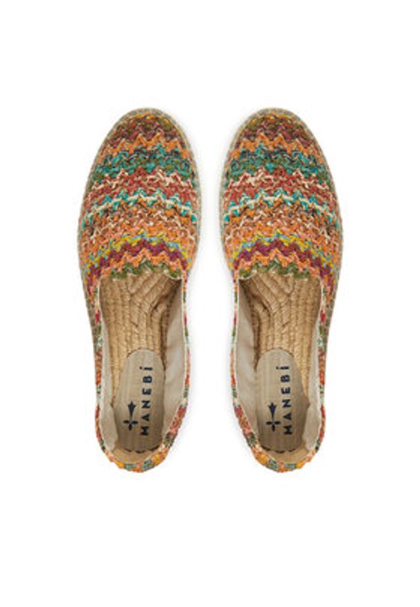 Manebi Espadryle H 3.4 D0 Kolorowy. Wzór: kolorowy