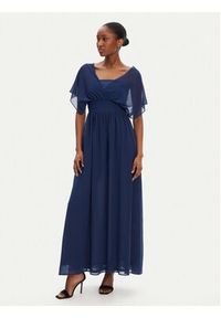 Marella Sukienka wieczorowa Amal 2515221342 Granatowy Regular Fit. Kolor: niebieski. Materiał: syntetyk. Styl: wizytowy #3