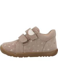 Geox - Buty GEOX B MACCHIA GIRL Jasnobrązowy. Kolor: beżowy, wielokolorowy, brązowy. Materiał: skóra. Sport: turystyka piesza