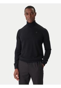 Karl Lagerfeld - KARL LAGERFELD Golf 655058 554399 Czarny Regular Fit. Typ kołnierza: golf. Kolor: czarny. Materiał: wełna