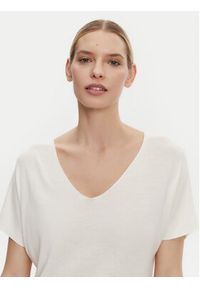 Kontatto Bluzka 3M0514C Écru Regular Fit. Kolor: kremowy. Materiał: wiskoza #3