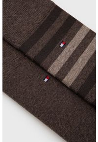 TOMMY HILFIGER - Tommy Hilfiger - Skarpety (2-pack) 472001001. Kolor: brązowy #2