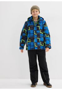 bonprix - Wodoodporna kurtka funkcyjna z odblaskowymi detalami. Typ kołnierza: kaptur. Kolor: czarny. Sezon: zima #2