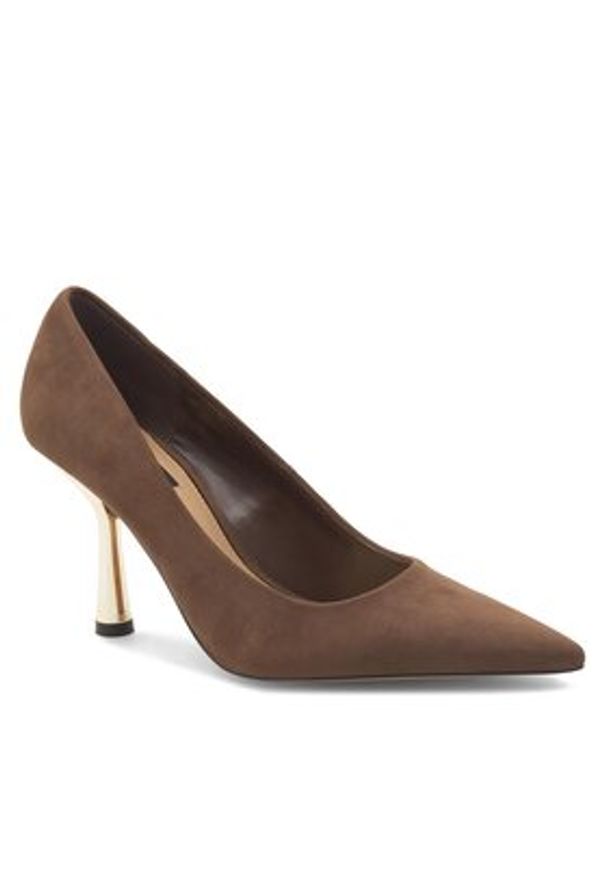 Nine West Szpilki WFA2663-1 Brązowy. Kolor: brązowy. Materiał: materiał. Obcas: na szpilce