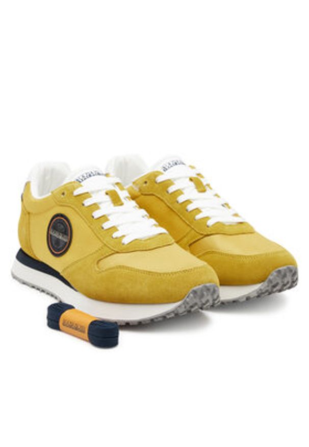 Napapijri Sneakersy Nova NP0A4IQL Żółty. Kolor: żółty. Materiał: materiał
