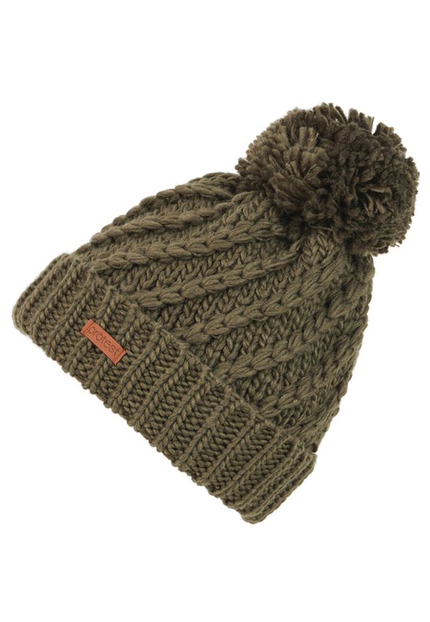 Czapka damska Protest PRTPAISLEY 23. Kolor: wielokolorowy, zielony, brązowy. Styl: sportowy