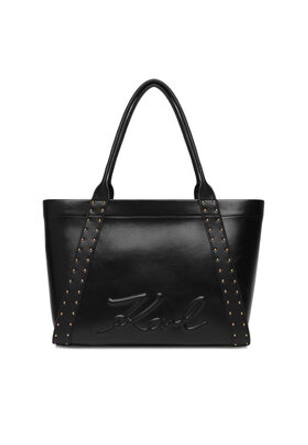 Karl Lagerfeld - KARL LAGERFELD Torebka B1W30261 Czarny. Kolor: czarny. Materiał: skórzane
