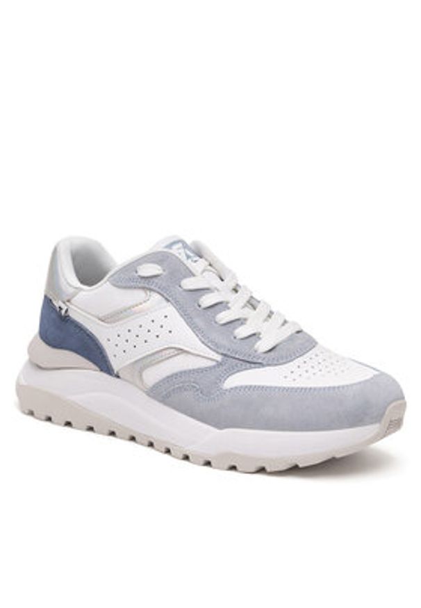 Rieker Revolution Lifestyle Sneakersy W2500-80 Niebieski. Kolor: niebieski. Materiał: zamsz, skóra