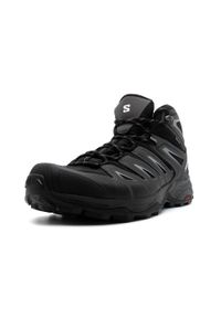 salomon - Buty trekkingowe męskie Salomon X Ultra Pioneer Mid Gtx Gore-tex. Wysokość cholewki: za kostkę. Zapięcie: sznurówki. Kolor: czarny. Materiał: materiał. Szerokość cholewki: normalna. Technologia: Gore-Tex