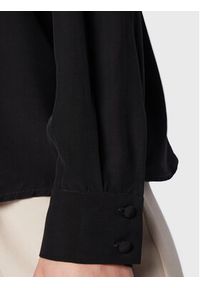 Sisley Bluzka 56ICLQ02O Czarny Regular Fit. Kolor: czarny. Materiał: wiskoza #5