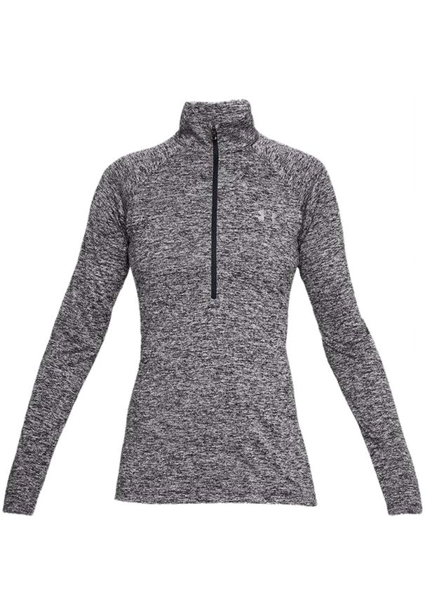 Bluza fitness damska Under Armour Tech 1/2 Zip - Twist. Kolor: szary, wielokolorowy. Sport: fitness