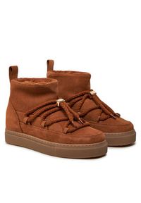 Inuikii Śniegowce Classic Low 75202-004 Brązowy. Kolor: brązowy. Materiał: zamsz, skóra