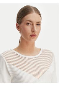 Rinascimento Bluzka CFM0012240003 Biały Slim Fit. Kolor: biały. Materiał: wiskoza #5