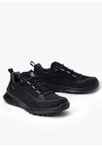 ecco - Buty outdoorowe męskie czarne ECCO ULT-TRN M LOW WP. Kolor: czarny. Materiał: guma, materiał, skóra, nubuk. Sport: turystyka piesza #1