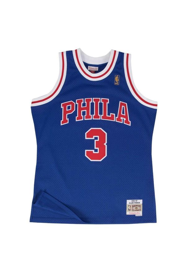 Mitchell & Ness - Koszulka NBA Philadelphia 76ers Allen Iverson. Kolor: niebieski. Sport: koszykówka, fitness