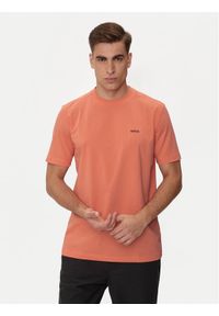 BOSS - Boss T-Shirt Tee 50506373 Czerwony Regular Fit. Kolor: czerwony. Materiał: bawełna